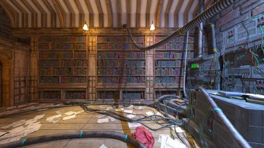 Referans odasının 3B görüntülemesi