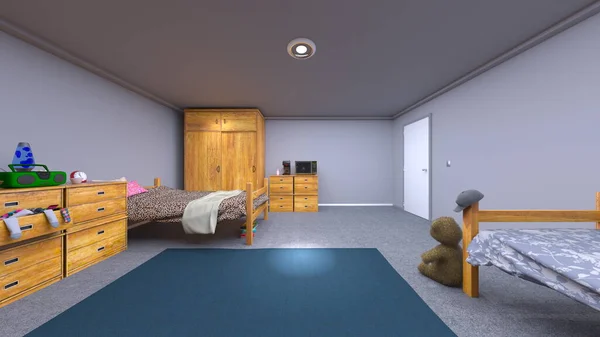 stock image 3D rendering of the nursery