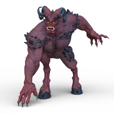 Bir canavarın 3D canlandırması