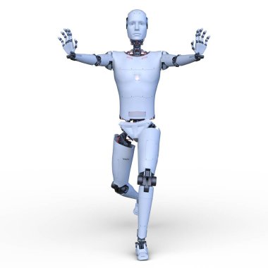 Bir robotun 3D canlandırması