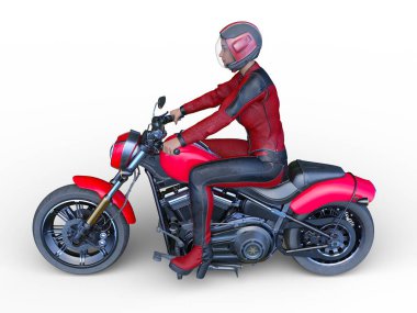 Bir siber kadın sürücünün 3 boyutlu canlandırması