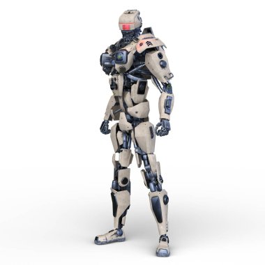 Bir robotun 3D canlandırması