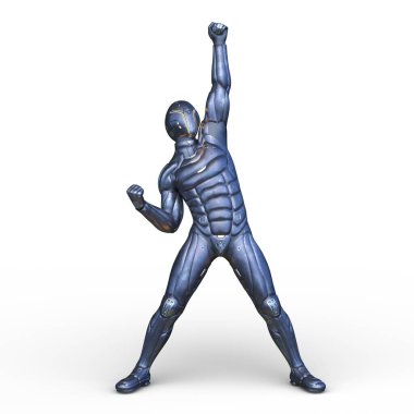 Bir siber adamın 3 boyutlu canlandırması