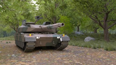 Bir tankın 3B görüntülemesi