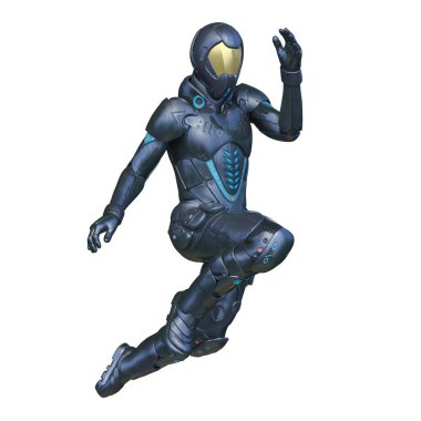 Bir siber adamın 3 boyutlu canlandırması