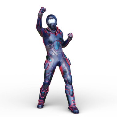 Bir siber adamın 3 boyutlu canlandırması