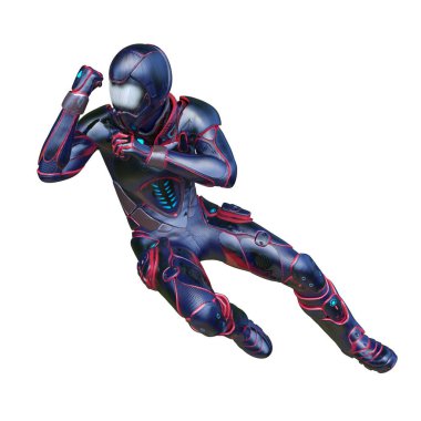 Bir siber adamın 3 boyutlu canlandırması