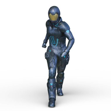 Bir siber adamın 3 boyutlu canlandırması