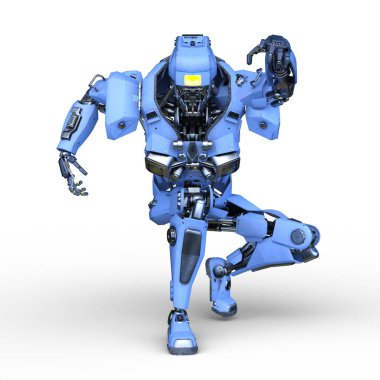 Bir robotun 3D canlandırması