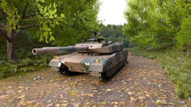 Bir tankın 3B görüntülemesi