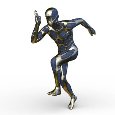 Bir siber adamın 3 boyutlu canlandırması