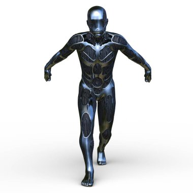 Bir siber adamın 3 boyutlu canlandırması