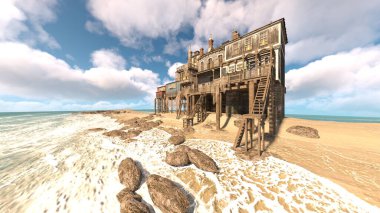 Kayıkhanenin 3 boyutlu canlandırması