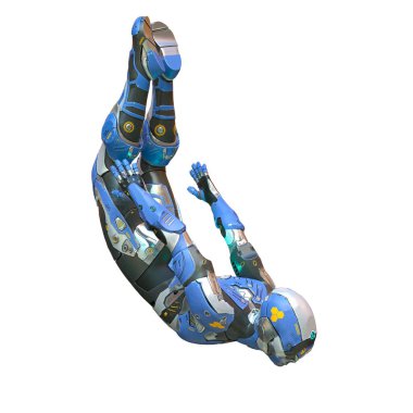 Bir siber adamın 3 boyutlu canlandırması