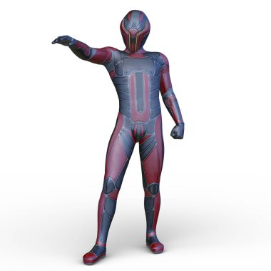 Bir siber adamın 3 boyutlu canlandırması