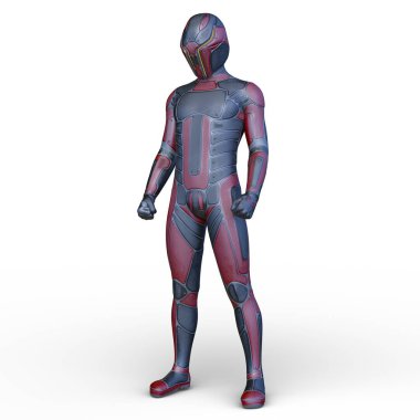 Bir siber adamın 3 boyutlu canlandırması