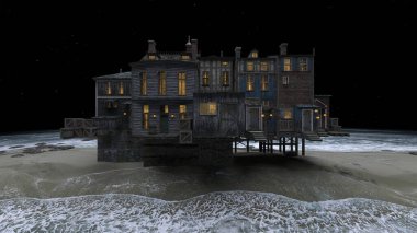 Kayıkhanenin 3 boyutlu canlandırması