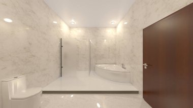 banyo 3D rendering