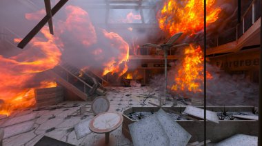 Terk edilmiş atriyum karenin 3B görüntülemesi