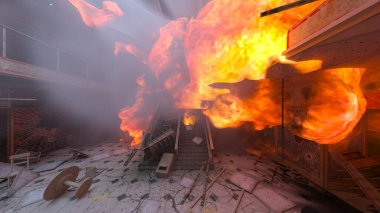 Terk edilmiş atriyum karenin 3B görüntülemesi