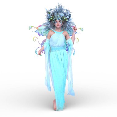 3D rendering of a fairy