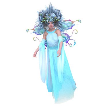 3D rendering of a fairy