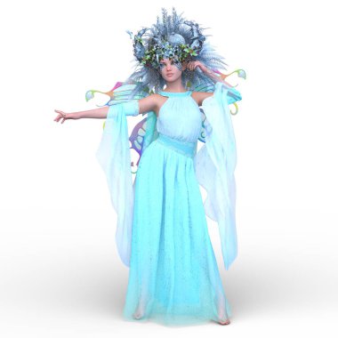 3D rendering of a fairy