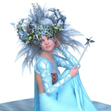 3D rendering of a fairy