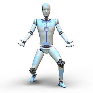 Bir robotun 3D canlandırması