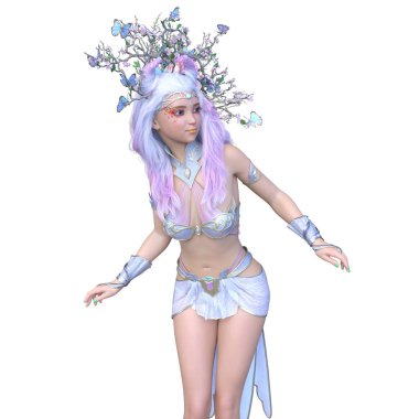 3D rendering of a fairy