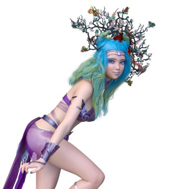 3D rendering of a fairy