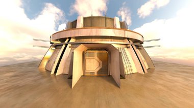 Keşif tabanının 3 boyutlu canlandırması