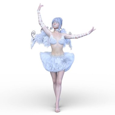 3D rendering of a fairy