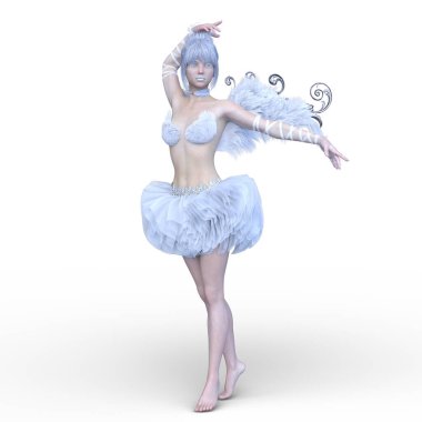 3D rendering of a fairy