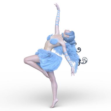 3D rendering of a fairy