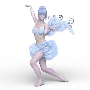 3D rendering of a fairy
