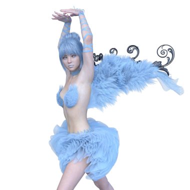 3D rendering of a fairy