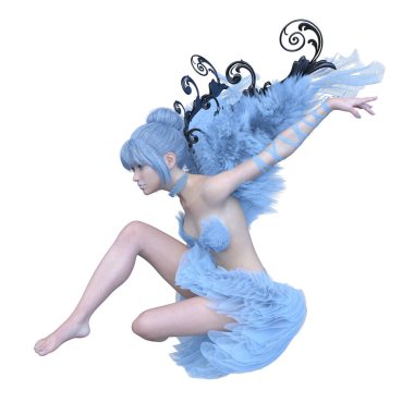 3D rendering of a fairy