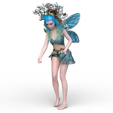 3D rendering of a fairy