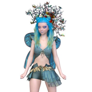 3D rendering of a fairy