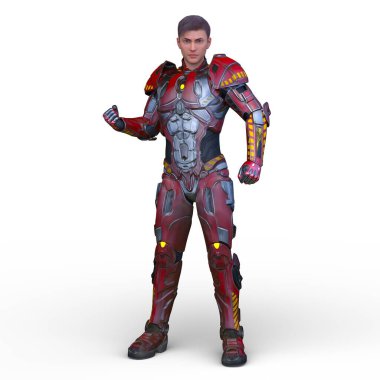 Bir siber adamın 3 boyutlu canlandırması