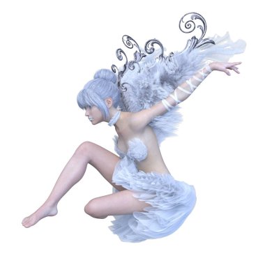 3D rendering of a fairy