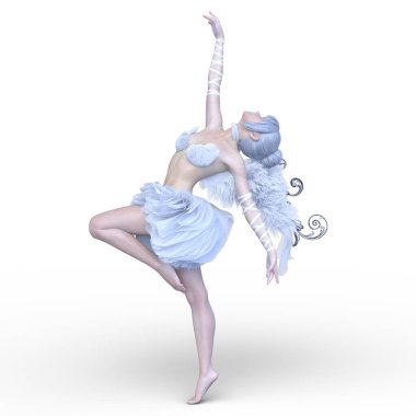 3D rendering of a fairy