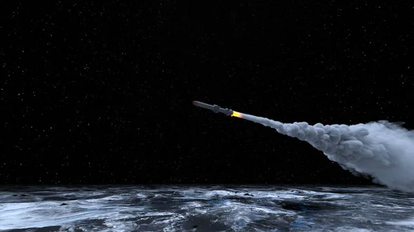 Rendering Missile — Stock Photo, Image