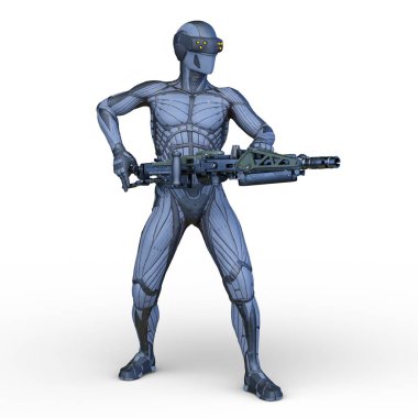 Bir siber adamın 3 boyutlu canlandırması