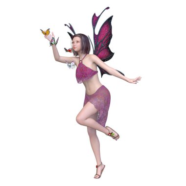 Kelebek perisinin 3 boyutlu canlandırması