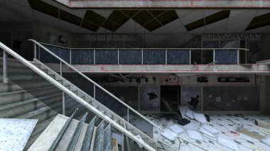 Terk edilmiş atriyum karenin 3B görüntülemesi