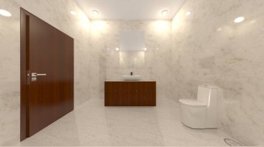 banyo 3D rendering