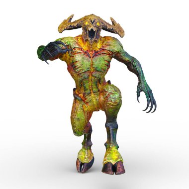 Ölümsüz bir canavarın 3 boyutlu canlandırması