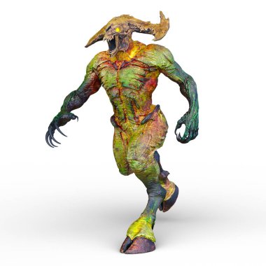 Ölümsüz bir canavarın 3 boyutlu canlandırması